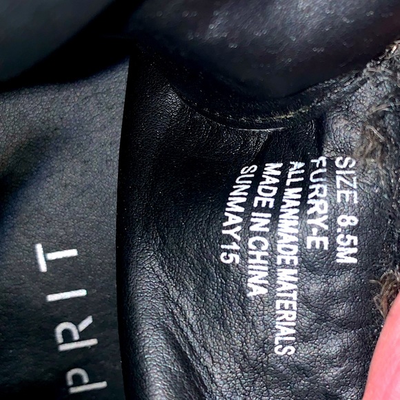 ESPRIT ankle boots with fur ‘collar’, women’s 8.5! - Picture 5 of 5